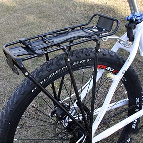 YPASDJH Durable, Bicicletas de Bicicletas Ciclismo MTB Aleación de Aluminio Portador de Bicicletas Trasero Tapa de Equipaje Soporte de Estante para el Freno de Disco/V-Freno Bike Black Durable,