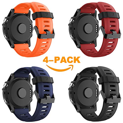 YPSNH Compatible para Garmin Fenix 3 Correa 26mm Suave Silicona Accesorio Fenix 5X Banda para Reloje Deportivos Correa de Repuesto para Fenix 3/Fenix 5X/Fenix 3 HR