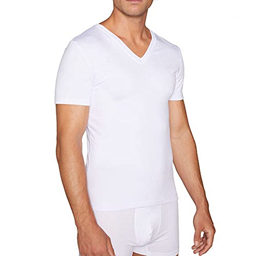 YSABEL MORA - 70100 Camiseta Hombre Manga Corta TERMICA Color: Blanco Talla: M