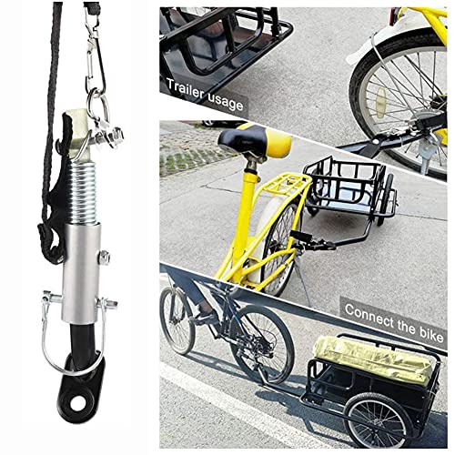 Ysislybin Adaptador de acoplamiento universal para remolque de bicicleta, conector de enganche para remolque de bicicleta para niños y perros