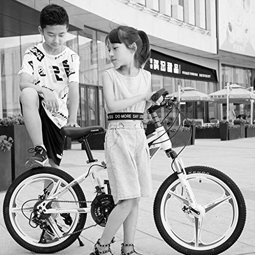 YUCHEN- Bicicletas de bicicletas for hombres niño estudiante al aire libre bicicleta parque ocio bicicleta fuera de la carretera bicicleta de montaña 20 pulgadas variable velocidad  u200b  u200bicic