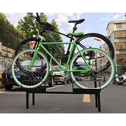 YUCHEN- Soporte de exhibición de bicicletas de 3 capas, Tienda de bicicletas Tendedero portátil de almacenamiento de bicicletas de montaña, estacionamiento de bicicletas montado en el suelo, L113 * W6