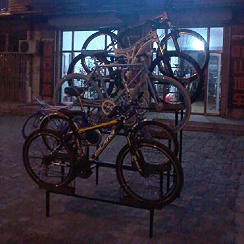 YUCHEN- Soporte de exhibición de bicicletas de 3 capas, Tienda de bicicletas Tendedero portátil de almacenamiento de bicicletas de montaña, estacionamiento de bicicletas montado en el suelo, L113 * W6