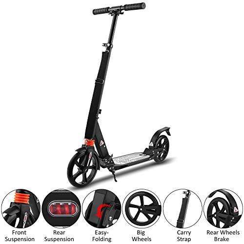 YUEBO Patinete Adulto Plegable Patinete niño 10 años Scooter Adulto Monopatin Kickscooter City Roller para Adultos y niños