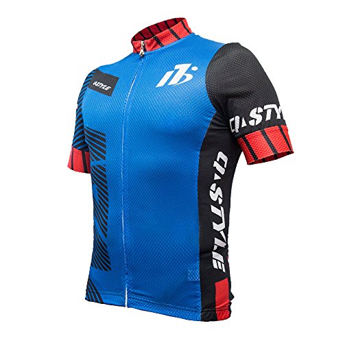 yuwell Hombre Maillot Ciclismo Mangas Cortas, Ropa Ciclismo, Camiseta de Ciclistas, Ciclismo Manga Jersey