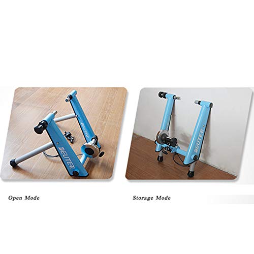 YUXINCAI Bicicleta Magnética Turbo Trainer Home Trainer Plegable Ajustable Indoor Mountain & Road Bicycles Fixed Gear Trainer para Ejercicio Fitness