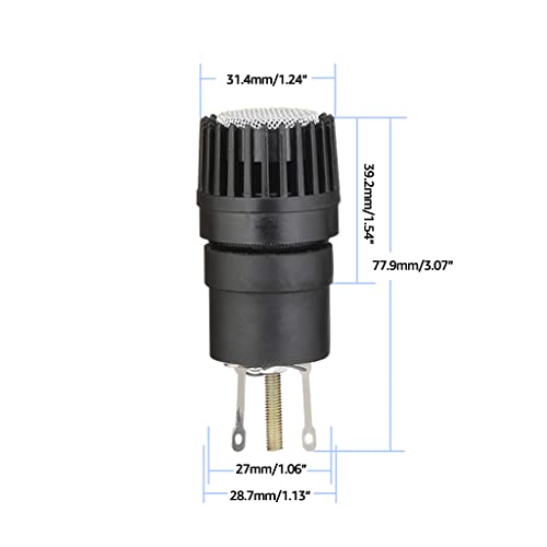 YUYAN Cartucho dinámico Mic Núcleo de micrófono dinámico Cartucho de micrófono Núcleo de Cabeza Partes de micrófono Cartucho de micrófono dinámico Núcleo de micrófono de Repuesto Núcleo de de de