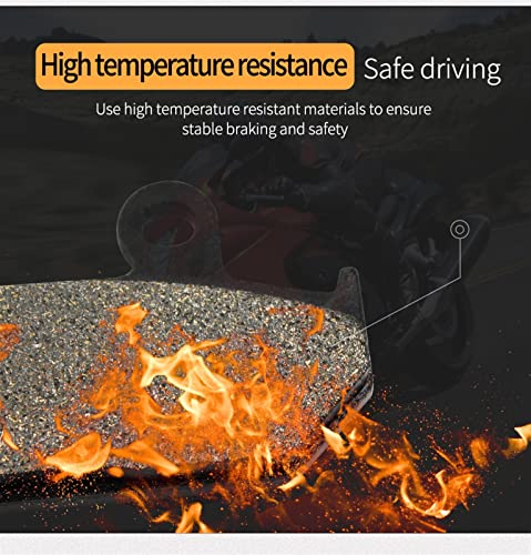 YXSM Pastillas De Freno Delanteras De Motocicleta para Triumph Daytona 675 2006-2008 Street Triple 675 R 675R 2009-2013 Speed ​​Triple 1050 CC 2005-2007 (Color : 1 par)
