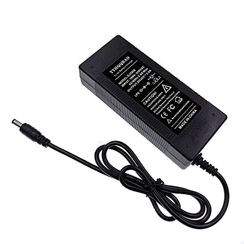 YYHQQBAD 36V 2A Salida de Cargador 42V 2A Cargador de Litio Li-Ion Li-Poly Cargador para 10Series 36V Bicicleta eléctrica DC5.5 * 2.1MM