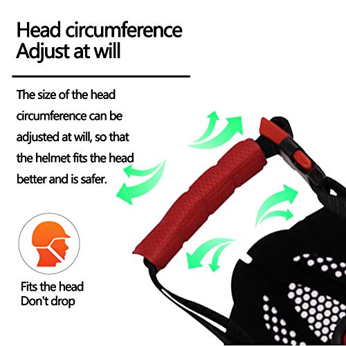 YYYY Casco para niños con luz Trasera, Desmontable, Ligero, mentonera Integral, Casco de Bicicleta de Equilibrio-1