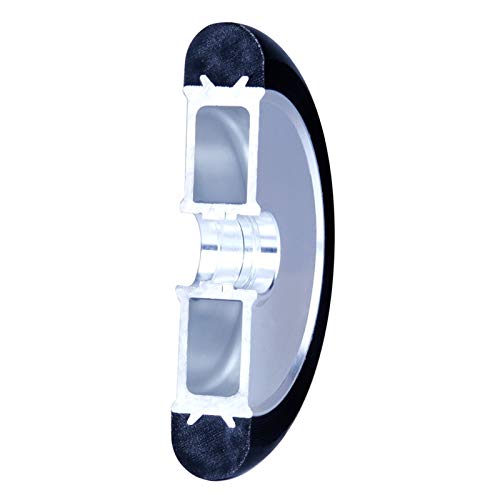 YZWHKJ Ruedas De Scooter 2 unids 110 mm Alto Rebote elástico Patted Stet Scooter Ruedas Blancas Huecas rápidas con rodamientos Ruedas De Scooter Freestyle (Color : White)