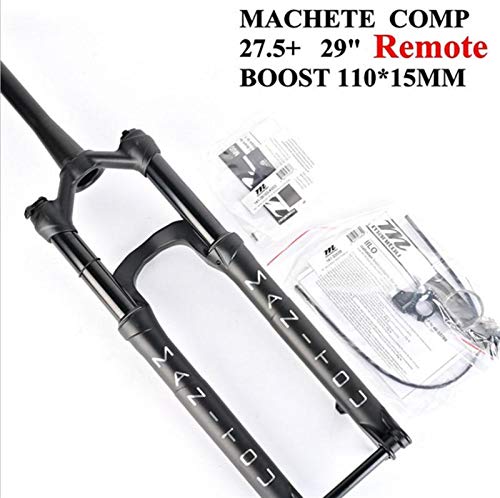 Z-LIANG Bicicleta Suspensión Tenedor Manitou Machete Boost Comp 110 * 15 mm a 27.5er 29Inche Tamaño de Aire Montaña MTB MTB Fork (Color : 29 Remote)