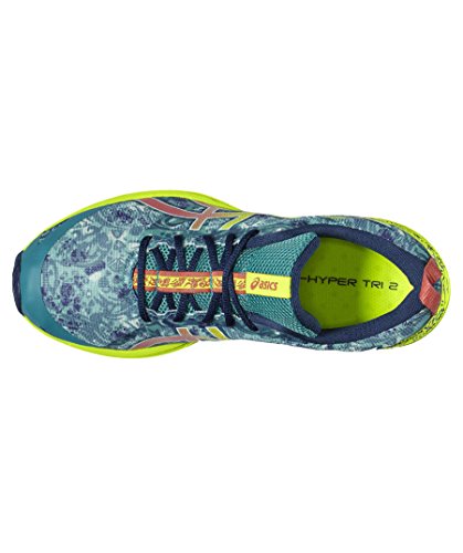 Zapatillas Asics Gel-Hyper Tri 2 W Lapis, amarillo guayaba reflectante, color Verde, talla 41 EU