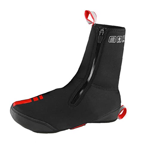 Zapatillas De Ciclismo Cubierta Impermeable Invierno Cálido Bike Overshoes para Mountain Bicycle Accesorio 1pair XXL, Cubierta De Invierno