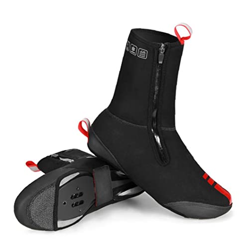 Zapatillas De Ciclismo Cubierta Impermeable Invierno Cálido Bike Overshoes para Mountain Bicycle Accesorio 1pair XXL, Cubierta De Invierno