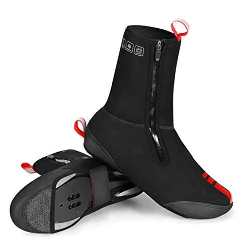 Zapatillas De Ciclismo Cubierta Impermeable Invierno Cálido Bike Overshoes para Mountain Bicycle Accesorio 1pair XXL, Cubierta De Invierno