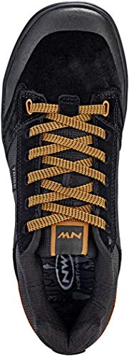 Zapatillas de Ciclismo para Carretera Tribe - Color Negro - Talla 41 - Zapatillas para Bicicleta MTB con Buen Agarre en los Pedales y Resistente a la Abrasión en la Punta - Northwave