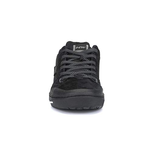 Zapatillas de Ciclismo para Carretera Tribe - Color Negro - Talla 41 - Zapatillas para Bicicleta MTB con Buen Agarre en los Pedales y Resistente a la Abrasión en la Punta - Northwave