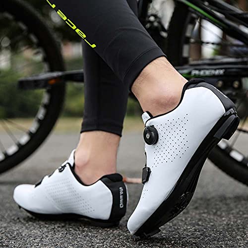 Zapatillas de Ciclismo Unisex con Cierre de Cordones, Zapatillas de Ciclismo Transpirables para Hombres y Mujeres, 36-132 EU