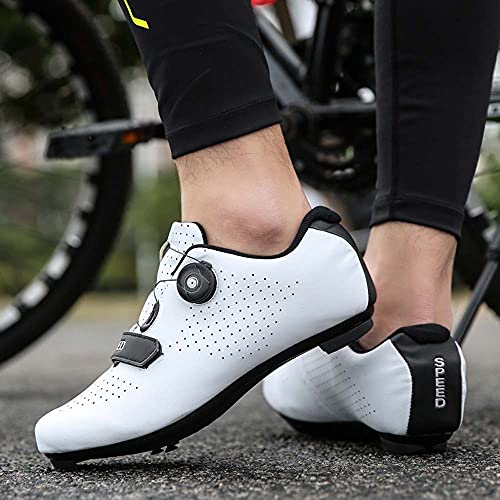 Zapatillas de Ciclismo Unisex con Cierre de Cordones, Zapatillas de Ciclismo Transpirables para Hombres y Mujeres, 36-132 EU