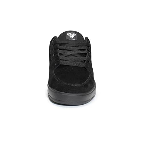 Zapatillas de Skate - Modelo Patriot II Negro y Blanco - Talla 44,5 - Tecnología Impact Foam para Mayor Confort - Suela Cupsole con FLX para Más Durabilidad - Zapatillas de Hombre - Fallen Footwear