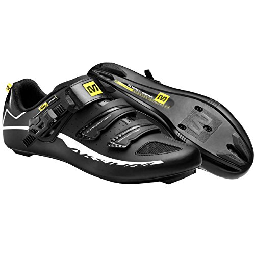 Zapatillas para bicicleta de carretera Mavic Aksium Elite negro para hombre Talla 45 1/3 2015