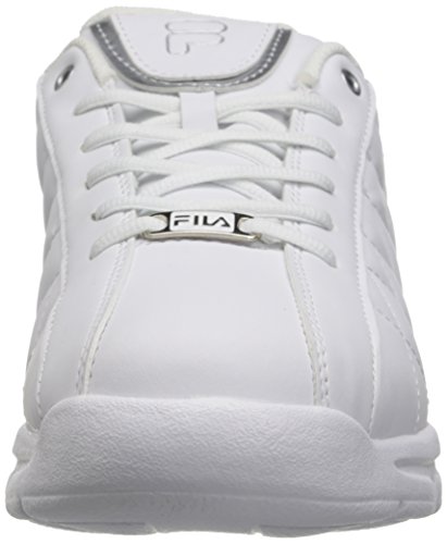 Zapato de entrenamiento Fulcrum 3 para hombre, Blanco / Blanco / Plateado, 7 M US
