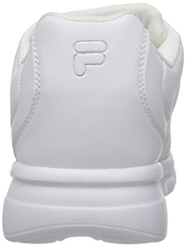 Zapato de entrenamiento Fulcrum 3 para hombre, Blanco / Blanco / Plateado, 7 M US