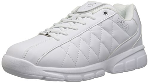 Zapato de entrenamiento Fulcrum 3 para hombre, Blanco / Blanco / Plateado, 7 M US