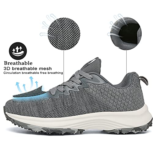 Zapatos para Mujer Zapatillas y Calzado Deportivo Aire Libre y Deportes Running Correr en Asfalto(36,Gris)