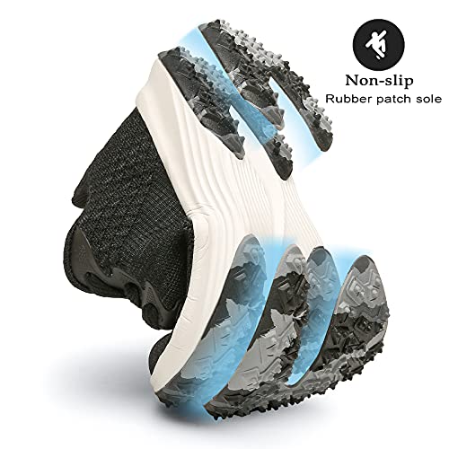 Zapatos para Mujer Zapatillas y Calzado Deportivo Aire Libre y Deportes Running Correr en Asfalto(38,Negro)
