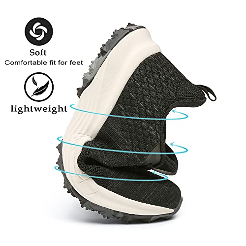 Zapatos para Mujer Zapatillas y Calzado Deportivo Aire Libre y Deportes Running Correr en Asfalto(38,Negro)