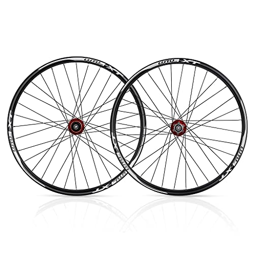 Zatnec Ciclismo Ruedas Juego Ruedas Bicicleta Montaña MTB 29 Pulgadas Rueda Bicicleta Delantera 2 Trasera 4 Rodamientos Freno Disco Altura Llanta 21 Mm Liberación Rápida para 7-11 Velocidades