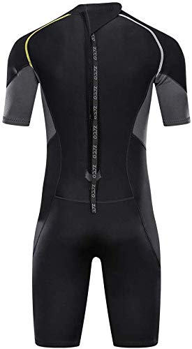 ZCCO Trajes de neopreno premium para hombre, 1,5/3 mm, para pesca submarina, snorkel, surf, piragüismo, buceo (1,5 mm, L)