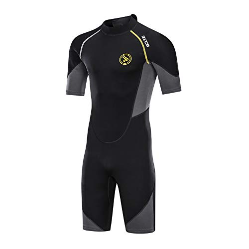 ZCCO Trajes de neopreno premium para hombre, 1,5/3 mm, para pesca submarina, snorkel, surf, piragüismo, buceo (3 mm, M)