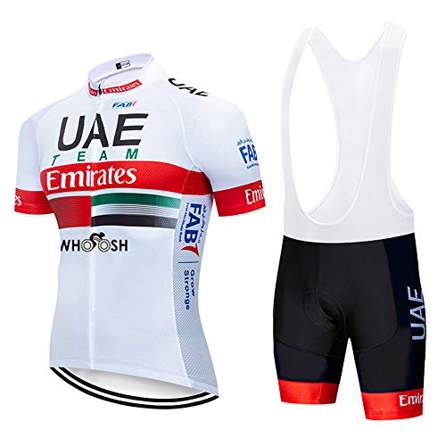 ZDFLC Traje Ciclismo Hombre, Maillot Ciclismo y Culotte Ciclismo con 3D Gel Pad para Verano Deportes al Aire Libre Ciclo Bicicleta