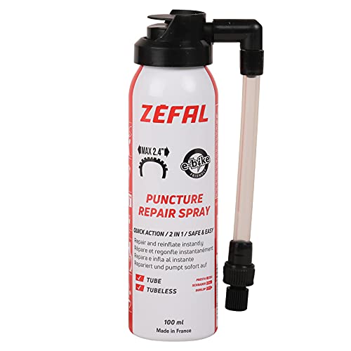 Zefal 112613 Antipinchazos reparador Espuma, Negro, 100 ml