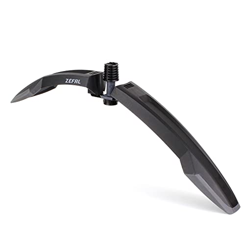 ZEFAL Deflector Fm60 Guardabarros Delantero MTB, Unisex, Negro, Talla única