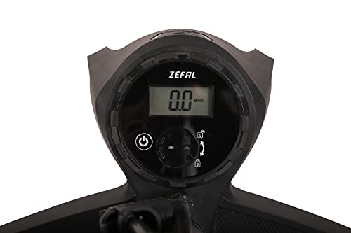 Zefal Profil MAX FP65 Z-Switch Bomba de Pista Digital, Unisex, Plata