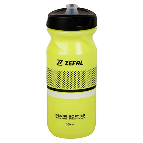 ZEFAL Unisex's Sense - Botella de agua suave (650 ml), color amarillo