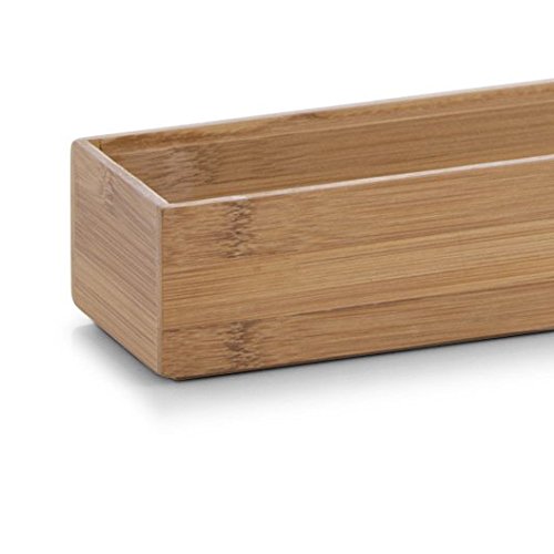 Zeller 13331 Caja para Poner Orden, Madera, Marrón, 23x7.5x5 cm