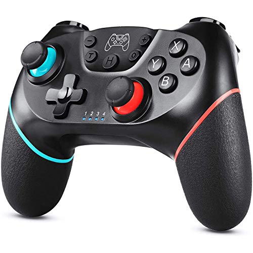 Zexrow Mando para Switch, Mando Pro Controller Mando pc Inalambrico con Función Gyro Axis/Dual Shock y Turbo Compatible con Switch/Lite