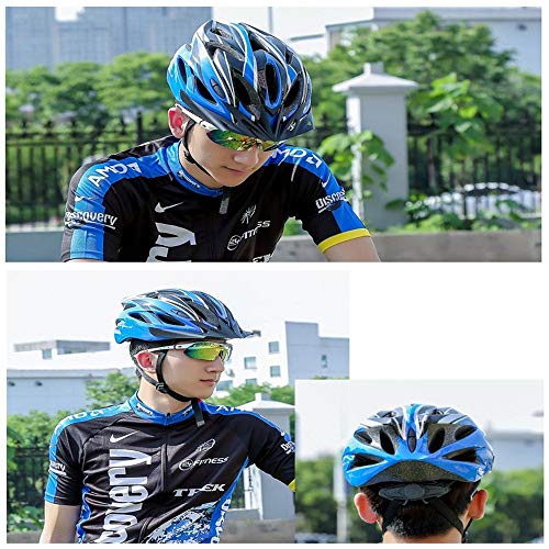 ZFH Casco de Bicicleta Casco de Flujo de Aire Ligero Unisex Pc Cáscara Correa Ajustable Dial Protección de Seguridad en Carretera Color Brillante Aspectos Esenciales,Green