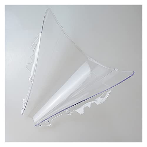 ZHIXIANG Claro Abdominales Bicicleta Motorcycle Windshield Windscreen Deflector de Viento Bicicleta Scooter Parabrisas Ajuste for Yamaha YZF r6 2006-2007