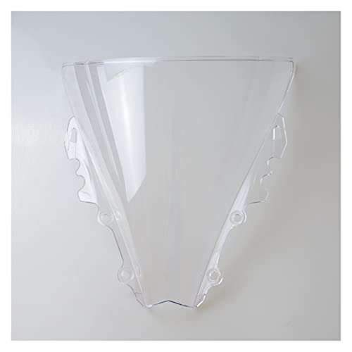 ZHIXIANG Claro Abdominales Bicicleta Motorcycle Windshield Windscreen Deflector de Viento Bicicleta Scooter Parabrisas Ajuste for Yamaha YZF r6 2006-2007