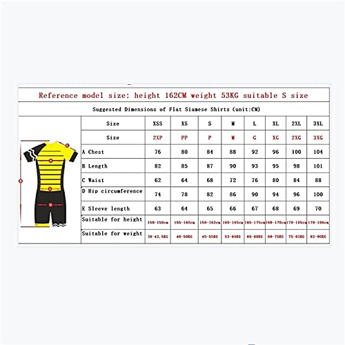 Zhongchuang Maillot Ciclismo Transpirable elástico Mujeres triatlón traje de manga larga traje traje de ciclismo Sudadera Mono Ropa de ciclismo (Color : B, Size : XS)