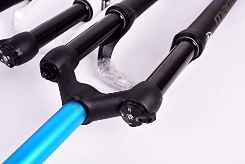 ZHTY Horquilla de suspensión Manitou MTB Bike Air Fork - Carrera de suspensión: 100MM. Diámetro del Tubo de Carrera 30MM. Tubo Vertical: Longitud 260MM, diámetro 28.6MM - 26/27.5/29 in