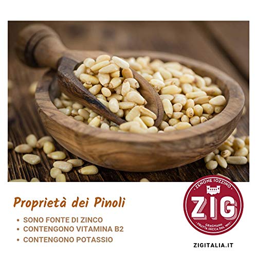 ZIG - Porción única En Cocina - Piñones sin c&aacute 150g (5 sobres de 30g)