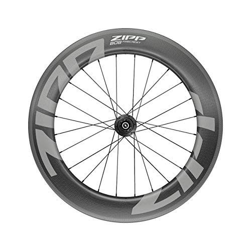 Zipp 808 - Freno sin tubo de carbono (700 C, parte trasera de 24 radios, XDR, liberación rápida, estándar A1: negro 700C)