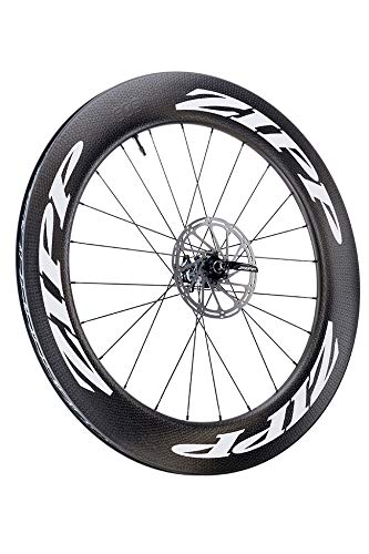 Zipp 808 - Rueda Delantera con reposabrazos, Color White Decal, tamaño Size 700C